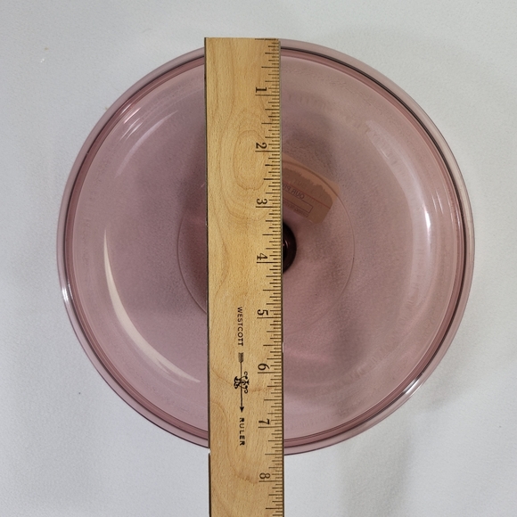 Vtg PYREX 1.5 QT Cover Cranberry - Picture 11 of 11